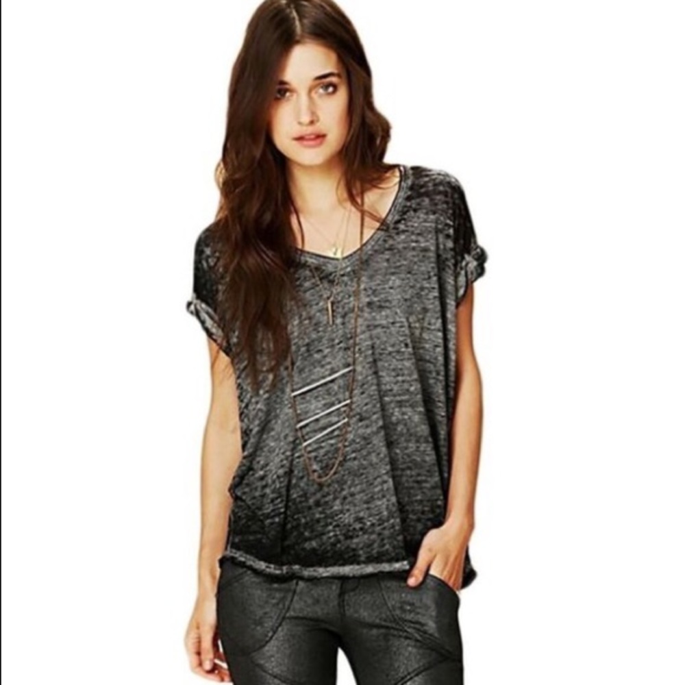 Free People Beach Burnout tee sz. Medium